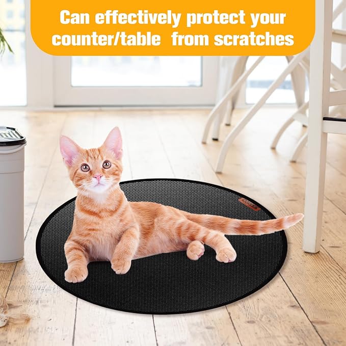 36" Fire Pit Mat for Solo Stove Mesa,Tabletop Fire Pit, Fireproof Mat for Under Fire Pit, Heat Resistant Round Mat for Outdoor BBQ, Reusable Waterproof Pad, Non-Slip for Table Top Protection