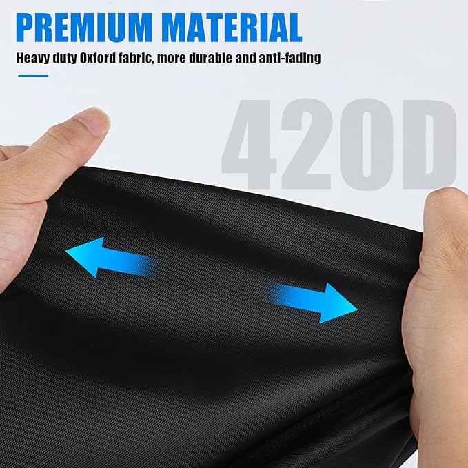 Pizza Oven Cover, for Aidpiza 12" Wood Fired Pizza Ovens for Polarco Forgeco Gas Pizza Grill, Heavy Duty Outdoor Accessories Portable, Waterproof Carry Cover