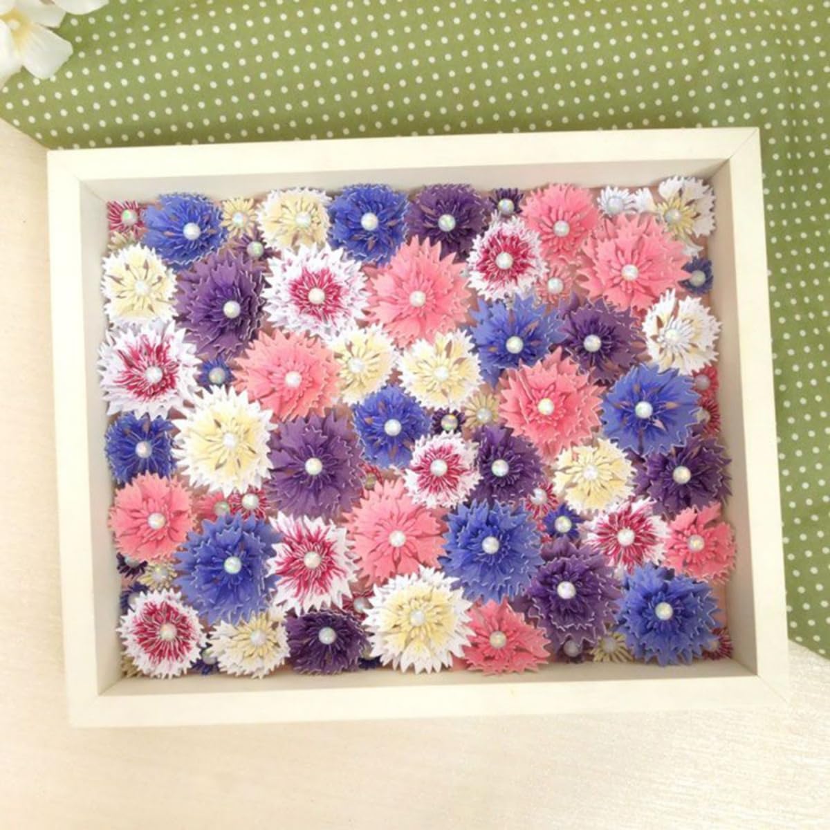 Cutting Dies for Card Making, Metal Scrapbooking Die-Cuts, DIY Bckground Frame Crafts Embossing Stencil, Paper Template Mold/Photo Album Arts Tool (Cornflower-9.8x7cm)