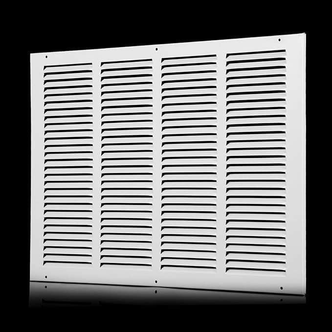 Vent Cover 20 x 14(Duct Opening Size),Air Return Vent Cover,Flat Vent Cover,Rejillas De Aire Acondicionado para Casa,Return Air Grilles,Outer Dimensions:21.75"Wx15.75"H(20"W x 14"H, Duct Opening)