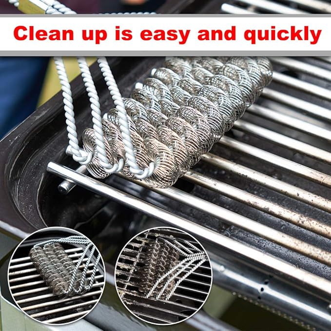 SES703(3-Pack) 18 13/16" Stainless Steel Cooking Grates Grid for Select Kitchen Aid 720-0787D, 730-0953, 720-0953A Brand Gas Grill