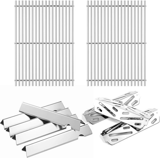 Genesis II E-310 Grill Parts Replacement for Weber Genesis II E310 II SE-310 II E-335 II E335 II E-315 Stainless Steel Genesis 2 Grill Parts 66795 Flavorizer Bars 66685 Heat Deflector 66095 Grates