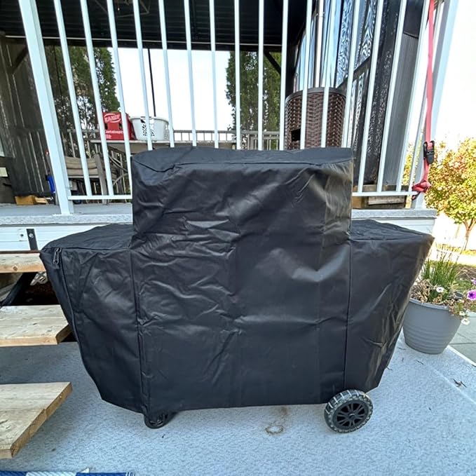 ZJYWSCH Cover for Pit Boss 2-Burner Ultimate Lift-Off Griddle PB2BGD2 Grill, Heavy Duty Waterproof PitBoss 2B Ultimate Griddle Cover