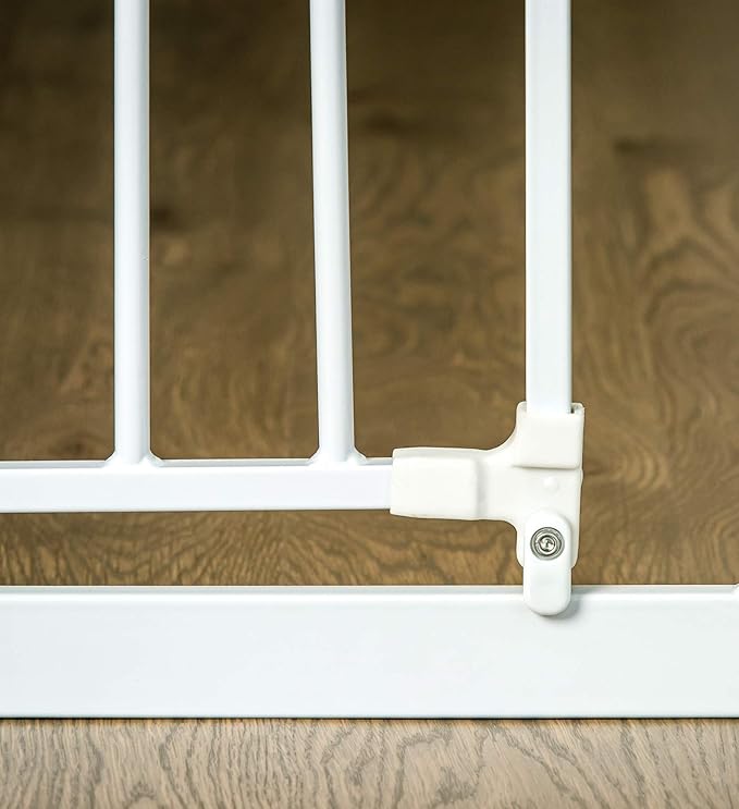 Regalo Safety Extra Wide & Tall Baby Gate for Doorways & Bottom of Stairs, Pressure Mount Safety Gate for Babies, Toddlers & Pets, Tested & Safe for 30 Years, American Designed, Family Owned