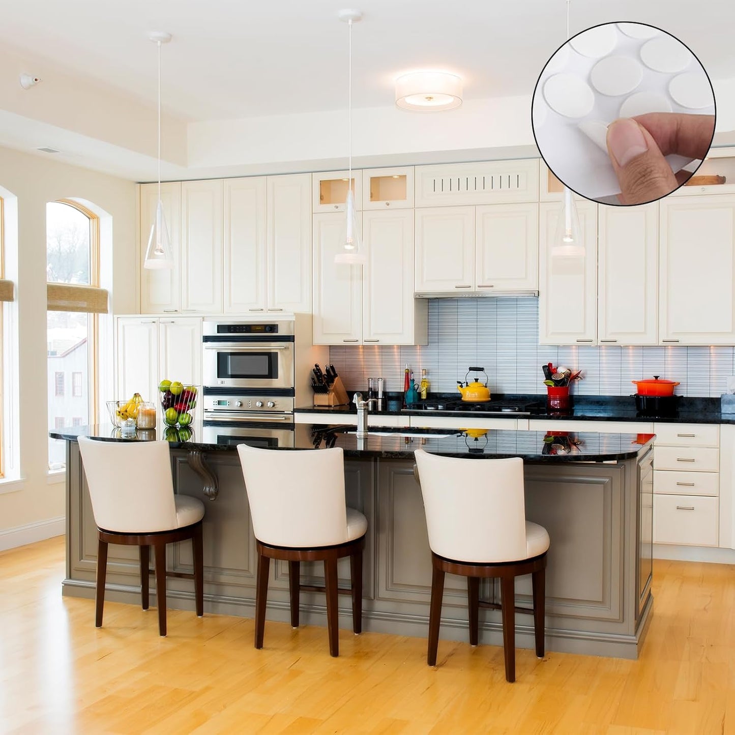 1000Pcs Double Sided Sticky Dots,Glue Dots Double Sided Removable,0.39 * 0.03in /0.39 * 0.08in Suitable for Crafts,Card Making,Marking Candles,Scrapbooking,Posters and DIY Projects