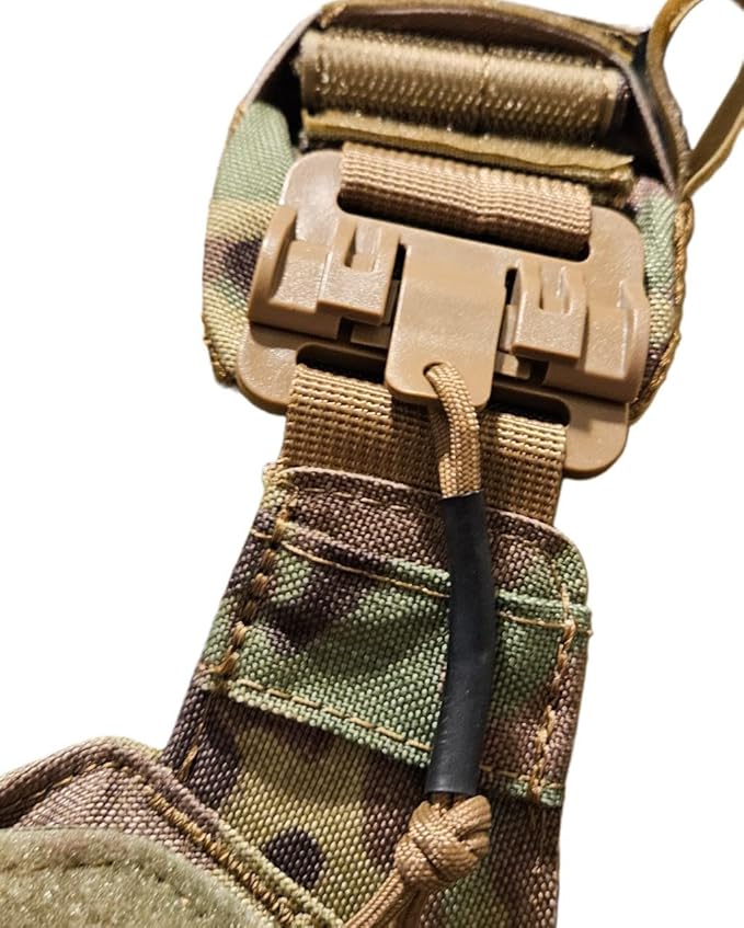 Redemption Crusader 2.0 Molle Quick Release Buckles Airsoft Vest With Adjustable Size Sides And Triple Pouch