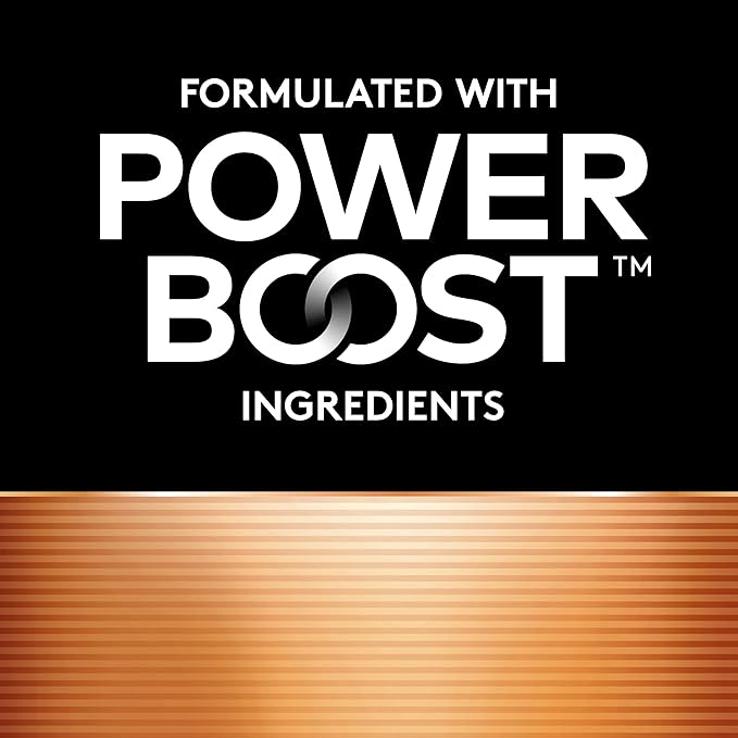 Duracell AA Batteries, Alkaline, 8 Count | Coppertop | Power Boost | Long-Lasting | For Household Devices