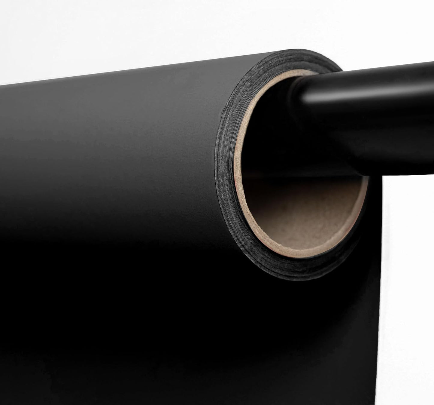 Kate Seamless Paper Backdrop Black Seamless Backdrop Paper Rolls (86''x32.8' Jet)