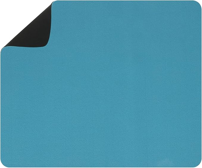 uxcell Silicone Mats for Kitchen Counter, 15.7" x 11.8" Non-Slip Countertop Protector Mat Heat Resistant Coffee Mat Waterproof Table Placemat, Navy Blue