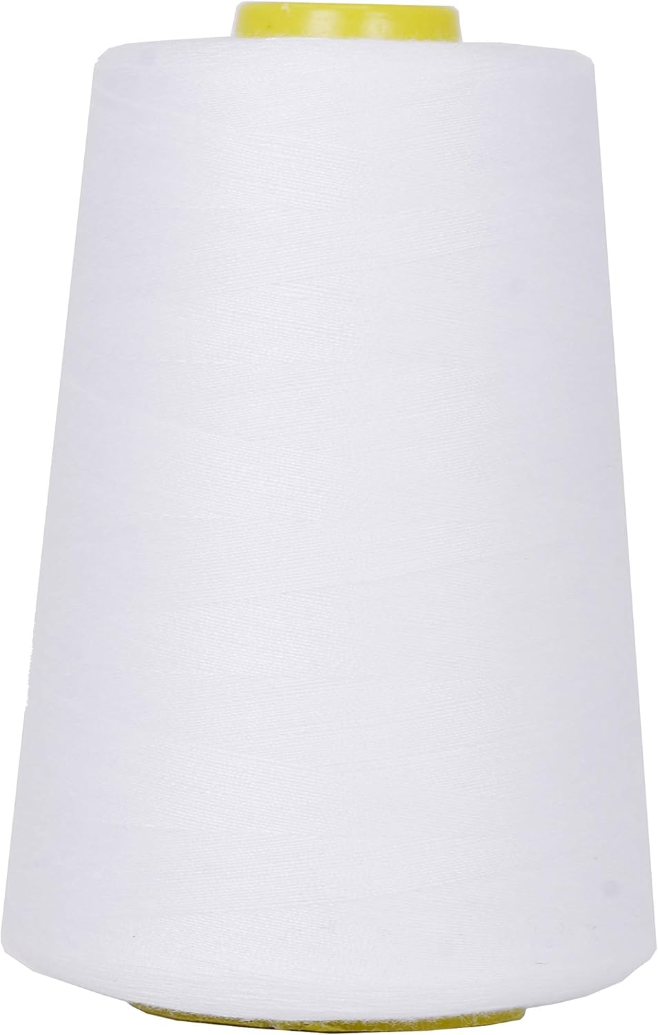 Mandala Crafts 5 Pack of Serger Threads Cones Spools - 40S/2 30000 Yards Polyester Black White Threads for Sergers Machine and Overlock Quilting Sewing Machine