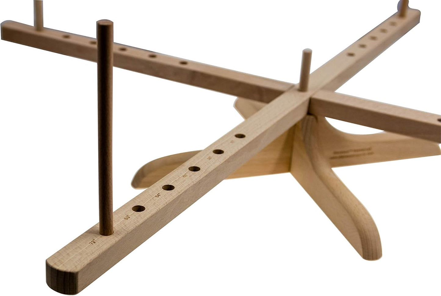 Stanwood Needlecraft Tabletop Amish Style Wooden Yarn Swift 2.5-6 feet