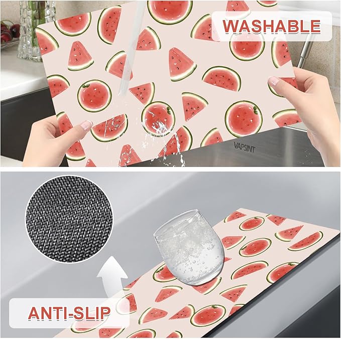 Placemats Set of 4 - Faux Leather Heat Resistant Placemats for Dinner Table, Non-Slip Waterproof Oil-Proof Washable Reusable Placemat for Indoor Outdoor Kitchen Decor, 15.75In*11.81In