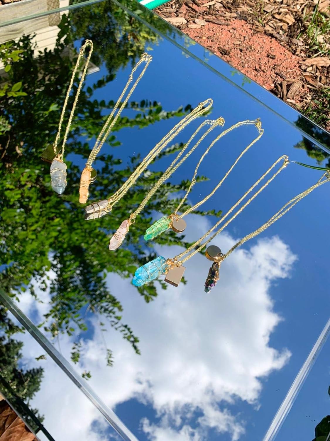 ALEXCRAFT Wholesale 12 PCS Gold Plated Brass Cable Chains Necklace Bulk Finished Chains for Jewelry Making (18 Inch(2MM))