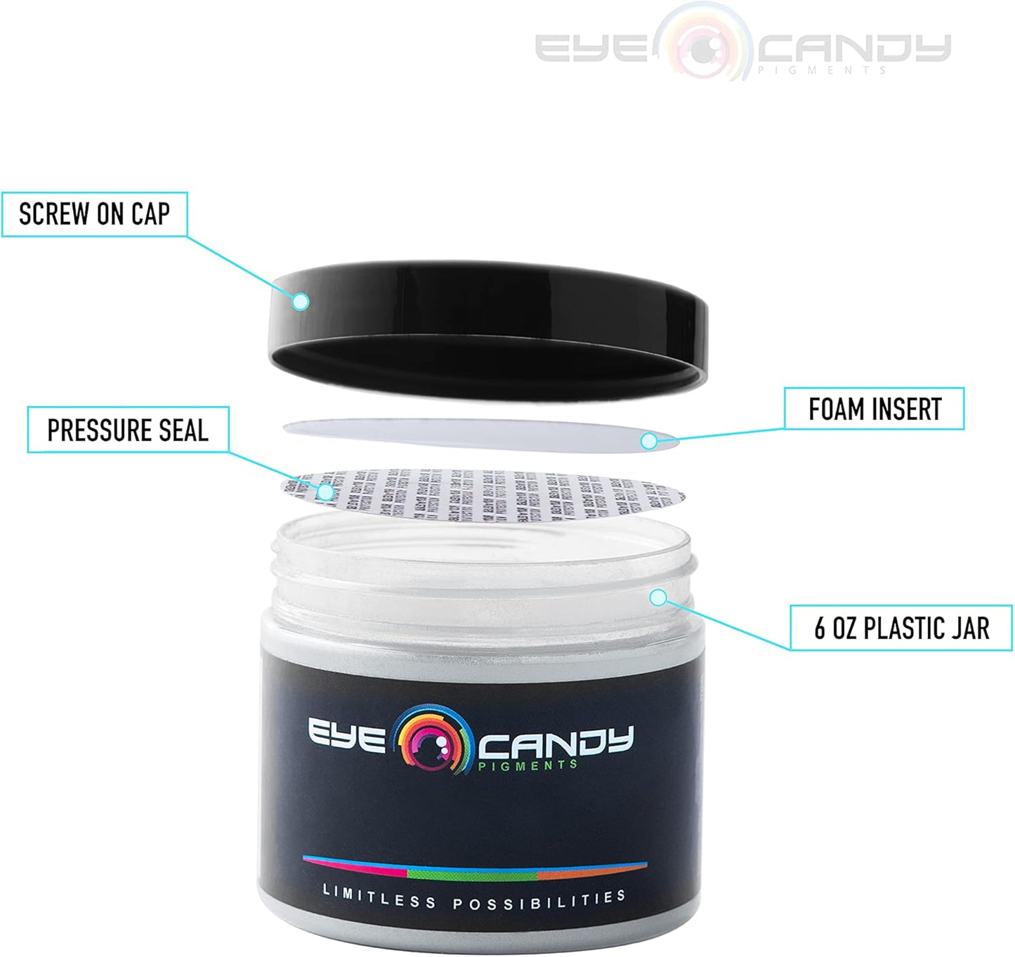 Eye Candy Premium Mica Powder Pigment “Jasmine” (50g) Multipurpose DIY Arts and Crafts Additive | Woodworking, Epoxy, Resin, Paint, Soap, Natural Bath Bombs, Nail Polish (Jasmine, 50G)