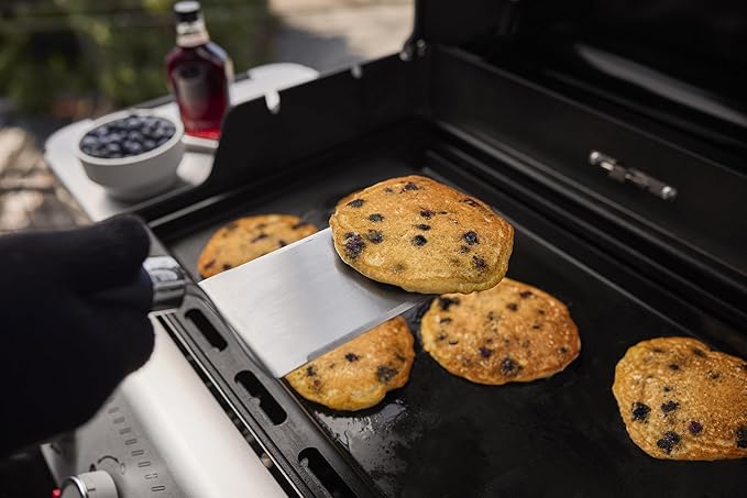 Weber Rust-Resistant Outdoor Griddle Insert for Searwood and Large Spirit Series Grills, Full-Size