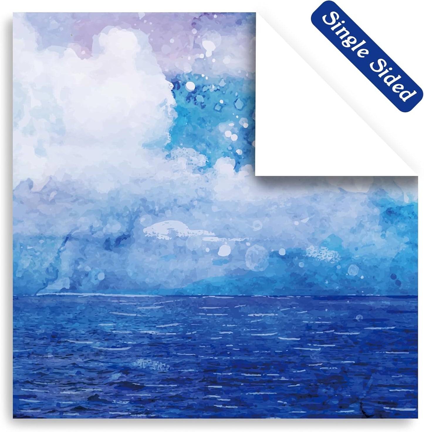 24 Sheets 12 Designs Scrapbook Paper Pad,6"×6” Single-Sided Decopodge Craft Cardstock Paper,Christmas Scrapbooking DIY Decorative Background Cardmaking Supplies.Landscape