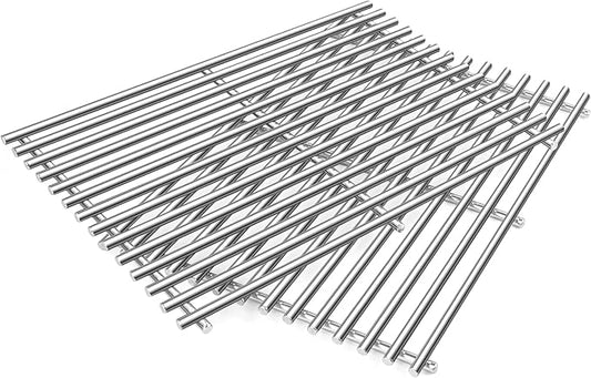 SUS304 7MM Stainless Steel Grill Grates for Ninja FlexFlame PG300 Series,XSKGRILLGRATE Upgrades Premium Grill Grates Durable,Easy to Clean,Heat Retaining,Upgrade for FlexFlame Grill Accessory,Set of 2