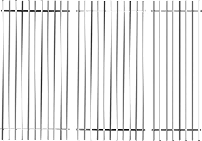 304 Stainless Steel Grill Grates for Charbroil Performance 463342119 463347017 463335517 463376017, Grill Grates Replacement for Char-Broil 463342118 463347418 463347519, G470-0003-W1 G470-0002-W1