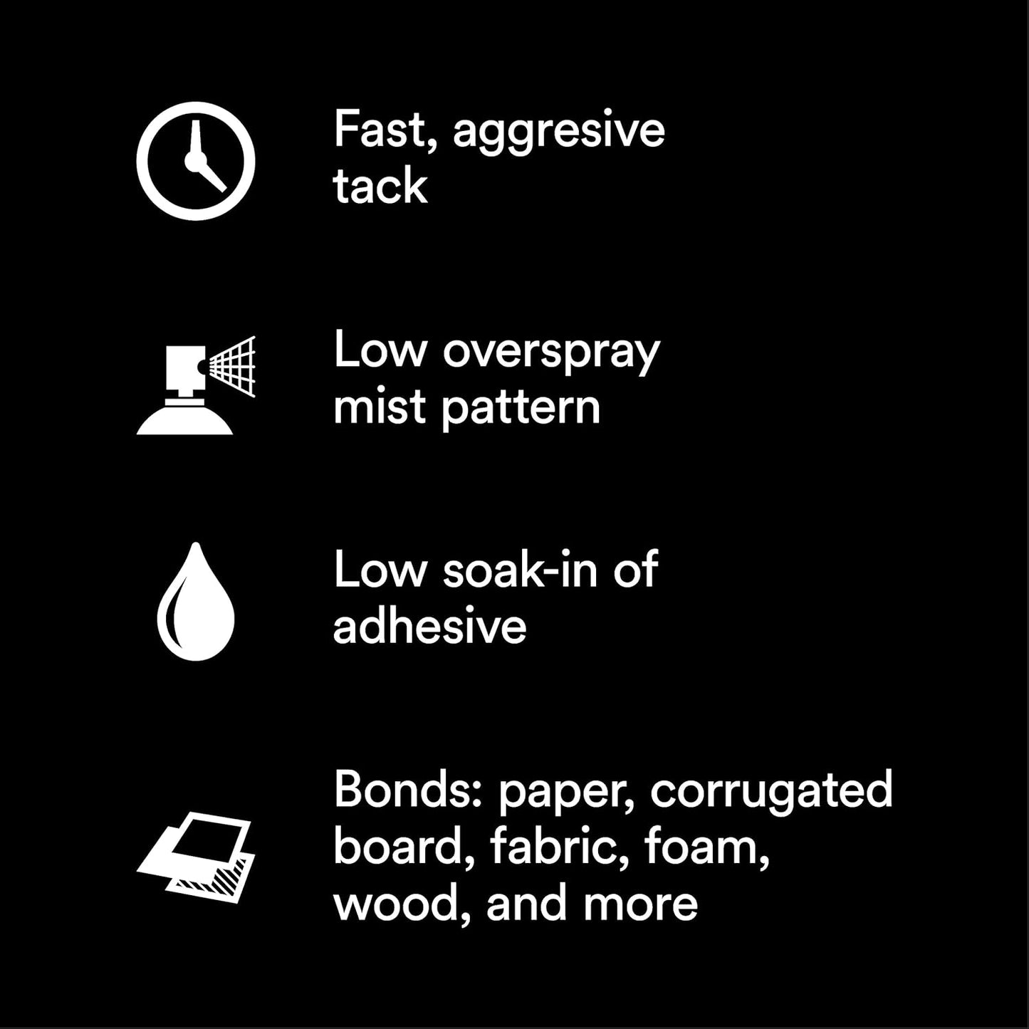 3M Super 77 Multipurpose Permanent Spray Adhesive Glue, Paper, Cardboard, Fabric, Plastic, Metal, Wood, Net Wt 13.44 oz (Pack of 2)