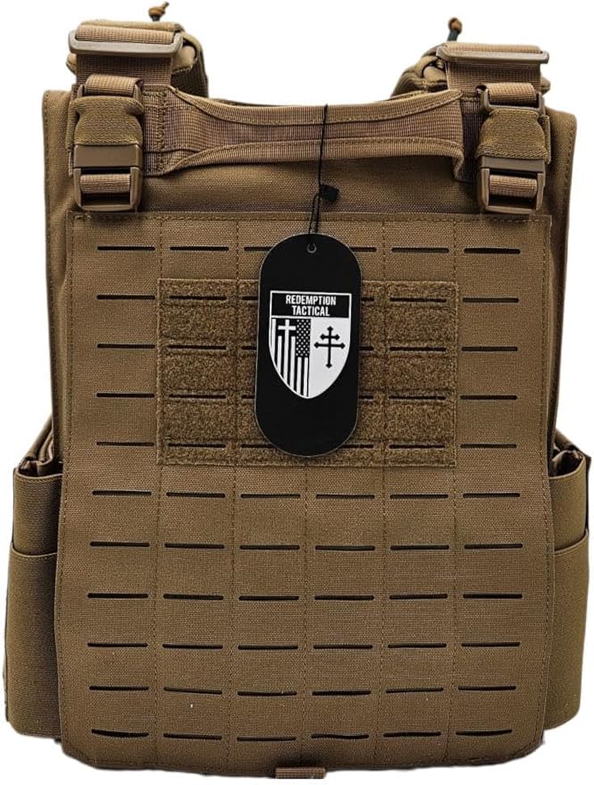 Redemption Crusader 2.0 Molle Quick Release Buckles Airsoft Vest With Adjustable Size Sides And Triple Pouch