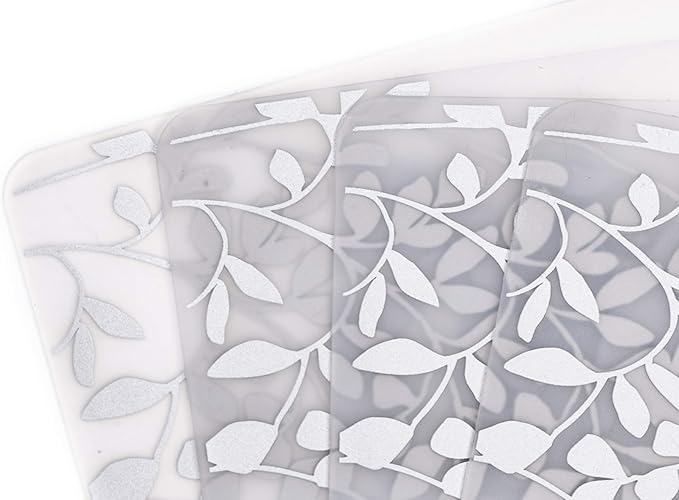 MODERN-TWIST Jardin Print Placemat-100% Plastic Free Silicone Tabletop, Dining, Decoration, Modern Design, Silver
