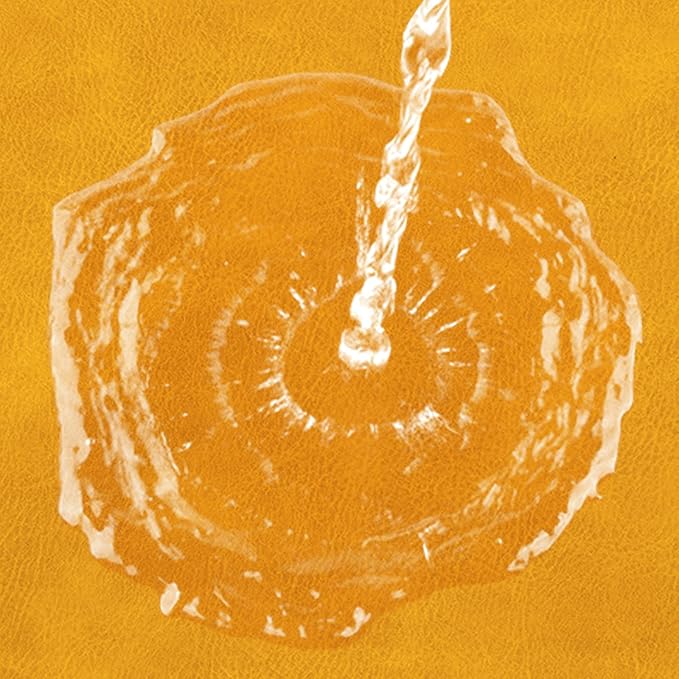 ADRIMER Placemats, Heat Resistant Oval Placemats Set of 6 Washable 12 x 17 Inch, Waterproof Table Mats, Wipeable Pu Place Mats for Kitchen, Dining Room, Yellow