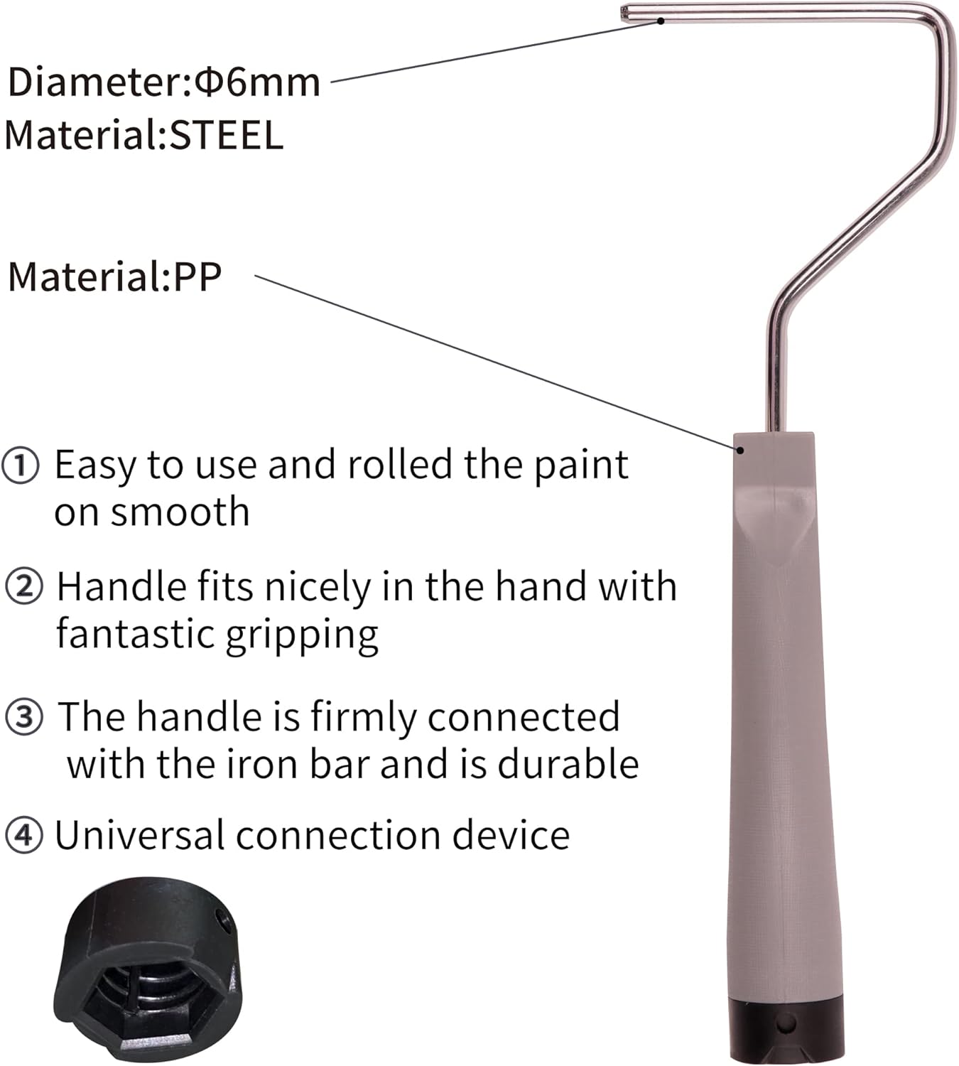 Voomey Small Paint Roller, Mini Paint Roller Kit 4 Inch, Microfiber Paint Rollers, Foam Paint Roller, Paint Roller Covers, Paint Tray with Liner, Mini Rollers for Painting