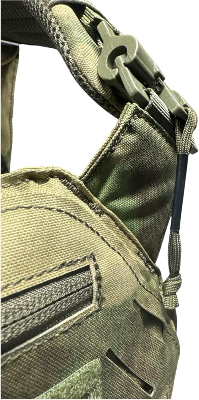 Redemption Crusader 2.0 Molle Quick Release Buckles Airsoft Vest With Adjustable Size Sides And Triple Pouch