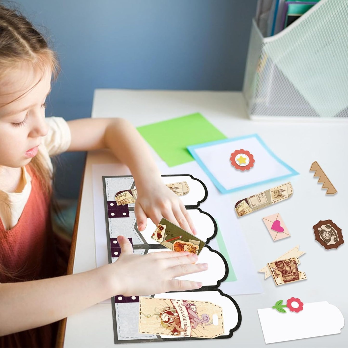 2PCS Folding Greeting Card Cutting Dies Metal Die Cuts for Card Making Label Embossing Template Dies Folding Frame Background Die Cuts Paper Craft DIY Template for Birthday Album Gift Decor