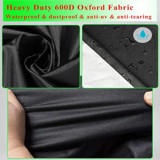 Griddle Cover for Blackstone 28 Inch Griddle Cooking Station with Hood, 600D Heavy Duty Waterproof Flat Grill Cover for Blackstone Griddle Cover 28 Inch 5483 Replacement