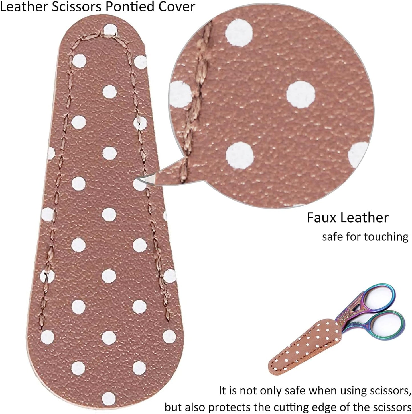 BIHRTC 3.6inch Mini Scissor Bird Crane Embroidery Scissors Stainless Steel Sharp Pointed Tip Scissors with Case for Tread Household Craft Needlework Art DIY Work Little Scissor