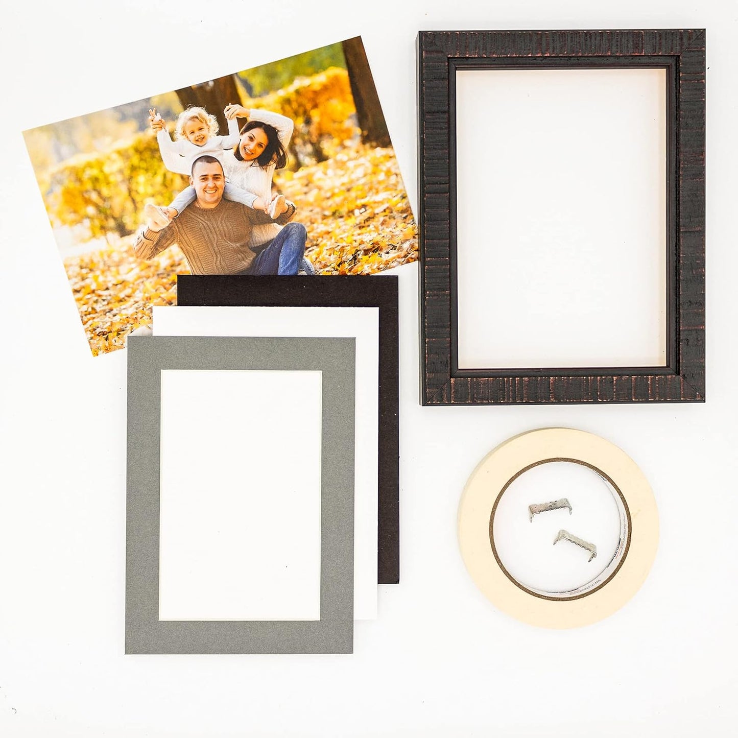 11x14 Mat for 8.5x11 Photo - Precut Mid Grey Picture Matboard for Frames Measuring 11 x 14 Inches - Bevel Cut Matte to Display Art Measuring 8.5 x 11 Inches - Acid Free ONE MAT