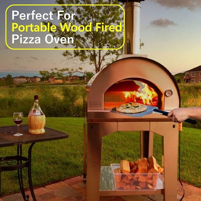 Old Potters Kiln Dried ~6 x 0.5-1.5 Inch Mini Pizza Oven Cooking Logs, Wood Logs for Grills and Smokers, Solo Stove Mesa XL (790 Cubic Inches), Cherry