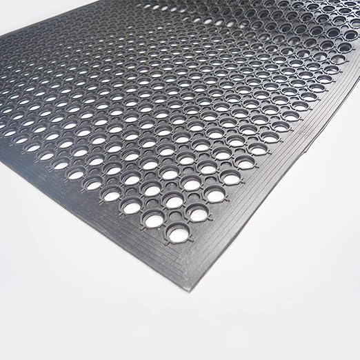 Anti-Fatigue Non-Slip Rubber Floor Mat Heavy Duty Mats 36"x60" for Outdoor Restaurant Kitchen Bar