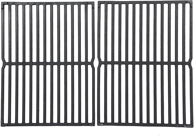 GasSaf 15" Grill Grate for Weber Genesis Silver A, 11x15 Grate for Spirit 200 E200 S200 S210 E210, Spirit 500 Grills, Cast Iron Replacement Parts for Weber 7522, 7521, 7523, 65904, 65905(Side Panel)