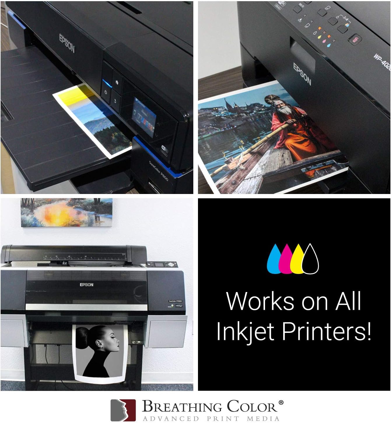 Premium Lyve Matte Canvas Sheets Professionals choice for Archival Inkjet for Use on Epson, Canon and HP printers. 8.5 inch x 11 inch 25 sheets