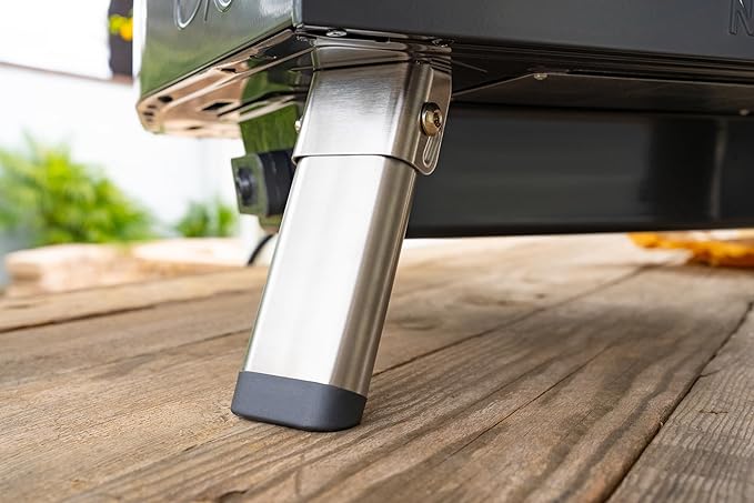 Nexgrill Ora 16" Portable Tabletop Propane Pizza Oven, 24,000BTUs, Portable Gas Pizza Cooker with Foldable Legs, Auto Rotating Cordierite Pizza Stone - 820-0088