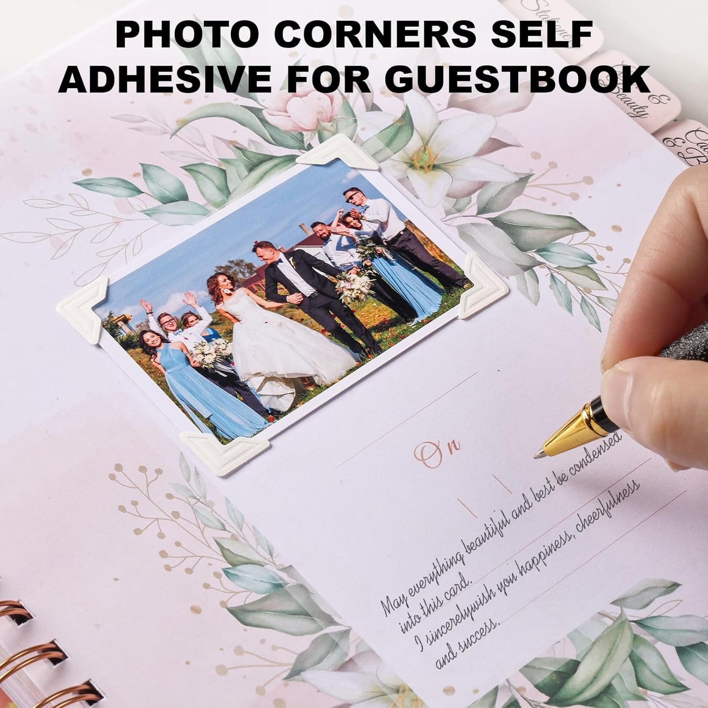 White Photo Corners Self-Adhesive, 120 Pcs Acid Free Photo Corners for Scrapbooking, Photo Picture Mounting Corners for Photo Album, DIY Scrapbook Stickers, Memory Books, Diary, by CHIALLCO