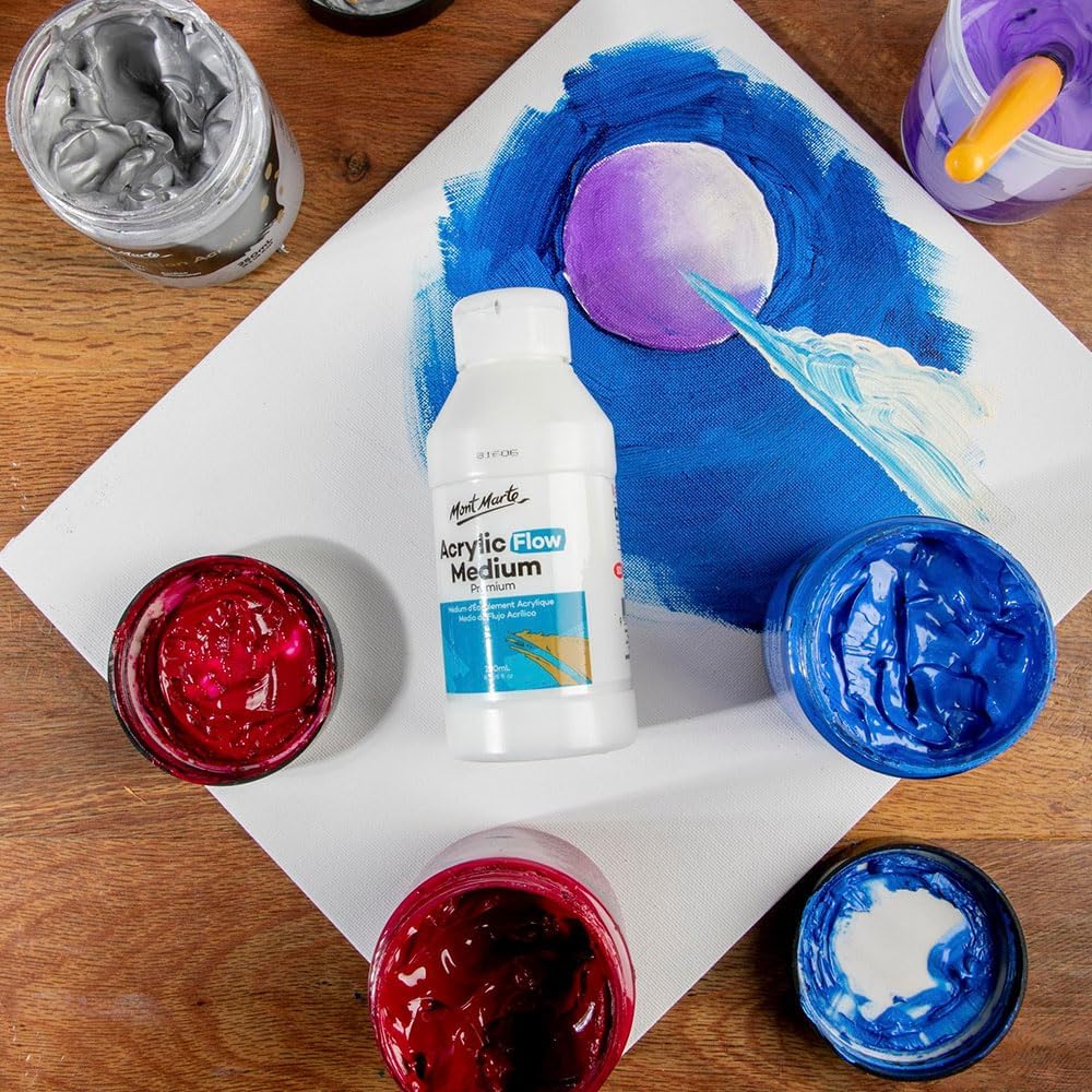 Mont Marte Premium Acrylic Flow Medium 8.45oz (250ml)