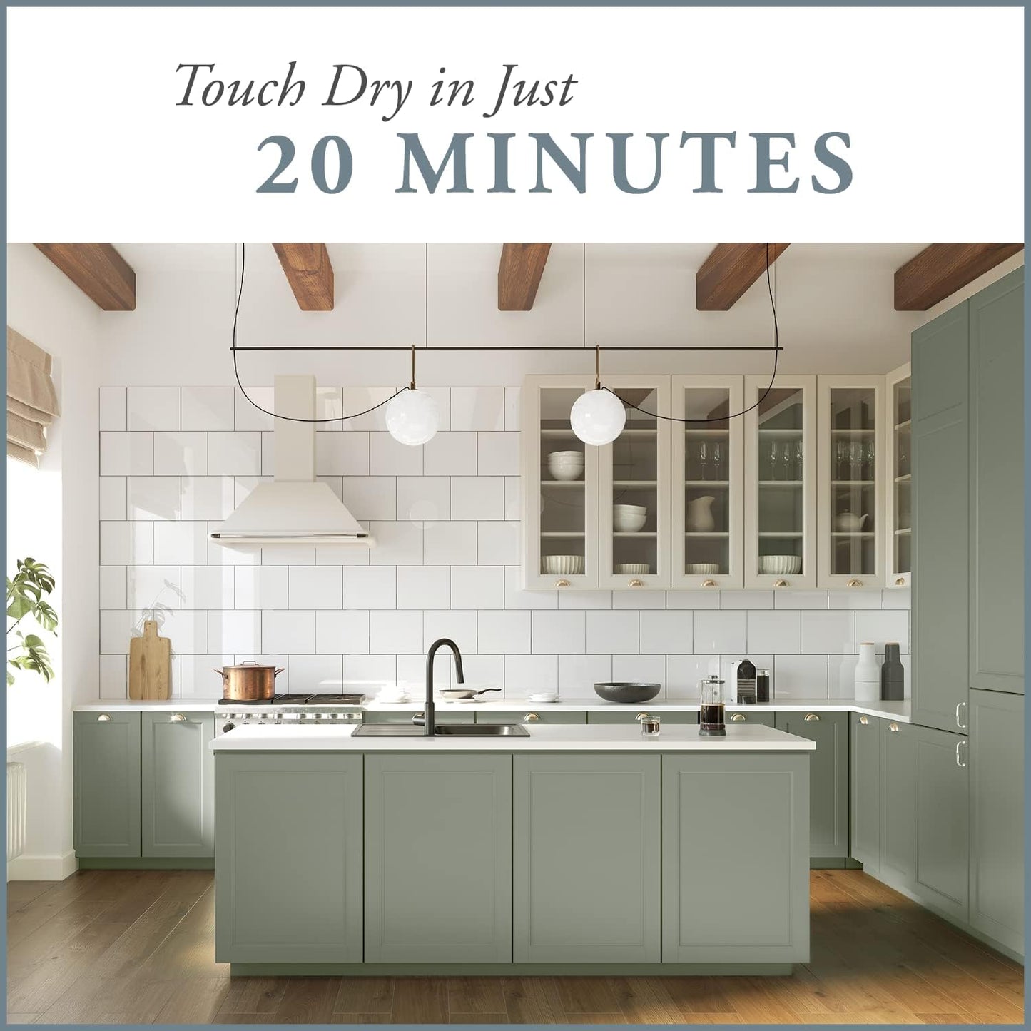 AMY HOWARD AT HOME Chalk-Based One Step Paint for Furniture, Cabinetry, Decor, Finish, and More | No Stripping, Sanding, or Priming | Medium Base | 32 Ounce | Lou Lou