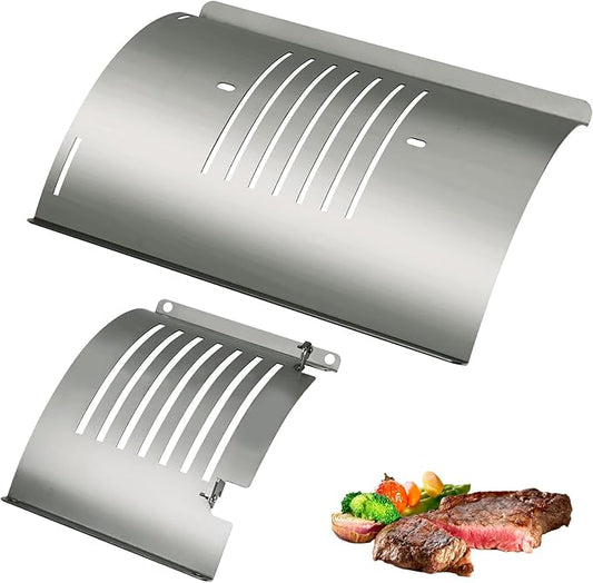 PB1285KC Flame Broiler Kit for Pit Boss KC Combo Pellet Grills, PB1285KC Replacement Parts Compatible with Platinum KC(PB1285KC), PB1020NX, Charleston 1020 Series, Includes Main Plate, Sliding Lid