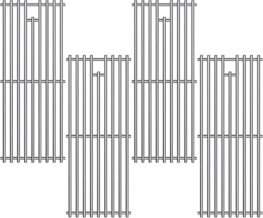 9MM 16517 Grill Grates Replacement for Bull Grill Replacement Parts, BBQ Bull Angus 4 Burner 47628 47629, Steer Premium 69008, Lonestar 87049, Bull Outlaw 26038 26039, Stainless Steel Grids