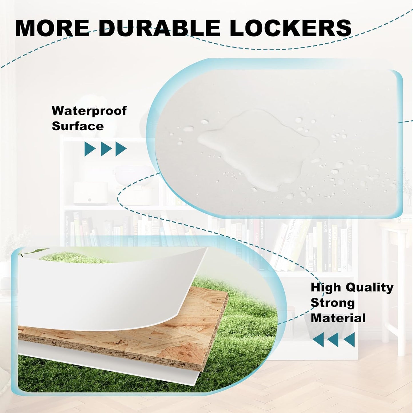 Grepatio 3 Tier 8 Cube Bookshelf, Toy Shelf Storage Organizer Bookcase with Open Shelf, Wood Cube Shelves for Kids Toy, Playroom, Book, Bedroom, Living Room (White)