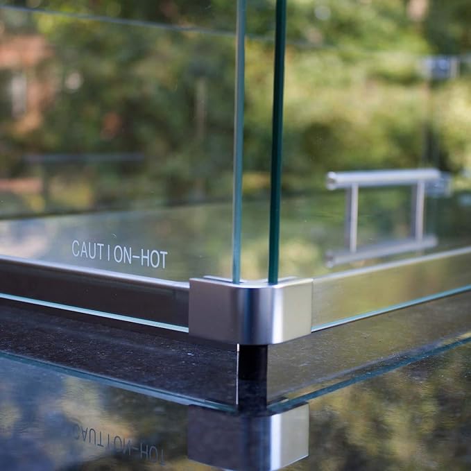 Celestial 41.25" x 11" x 6" Wind Guard, fits The Celestial 36” x 6” Fire Pit Burner Pans