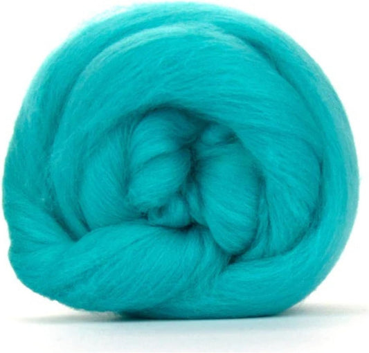 Revolution Fibers Merino Wool Roving | Premium Combed Wool Top | 22 Micron, Perfect for Felting Projects, Spinning, Wall Hangings and Tapestry (Spearmint)