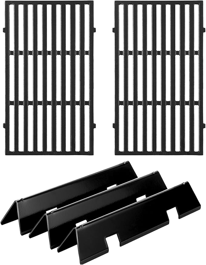 Spirit E-210 Flavorizer Bars Grill Grates Replacement Parts for Weber Spirit Grill Parts Spirit E210 210 S210 Spirit II E-210 II E210 Spirit 2 E210 E-210 GS4 7635 Flavor Bars 7637 Cooking Grates