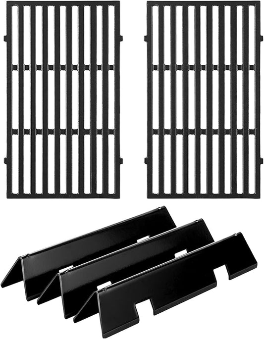 Spirit E-210 Flavorizer Bars Grill Grates Replacement Parts for Weber Spirit Grill Parts Spirit E210 210 S210 Spirit II E-210 II E210 Spirit 2 E210 E-210 GS4 7635 Flavor Bars 7637 Cooking Grates