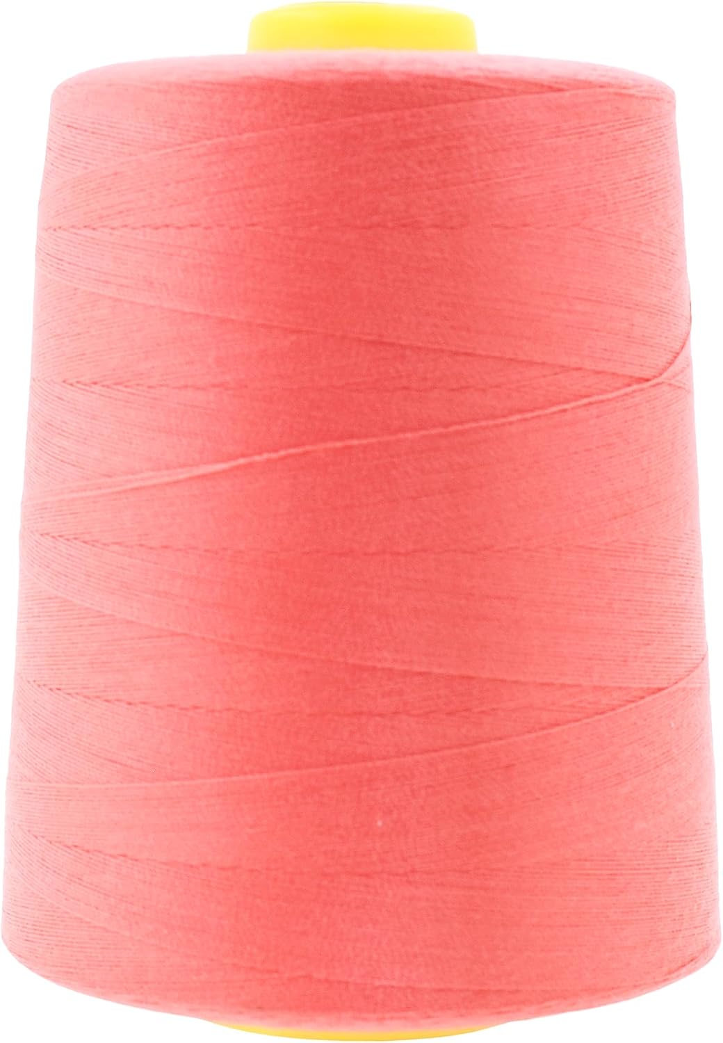 Mandala Crafts 4 Pack of Serger Threads Cones Spools - 20S/2 24000 Yards Polyester Coral Threads for Sergers Machine and Overlock Quilting Sewing Machine
