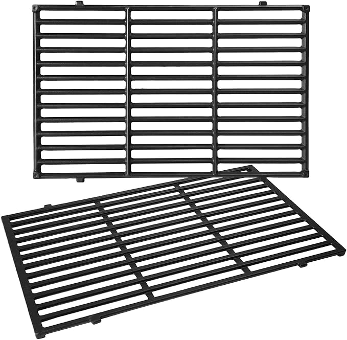 19.5 inch Grill Grates Replacement for Weber Genesis 300 Series, Gill Parts for Genesis E310 E320 E330 S310 S320 S330 EP310 EP320 EP330, Parts 7524 7528, Cast Iron Grill Grates (19.5" x 12.9" Each)