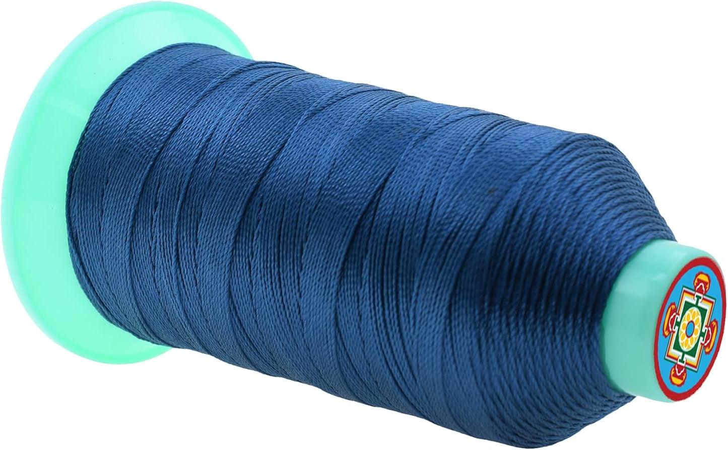 Mandala Crafts Bonded Nylon Thread Airforce Blue Heavy Duty Sewing Threads - 800 YDs Size 277 840D T270 Tex 270 Thread for Leather Jeans Weaving Outdoor Marine Upholstery Threads